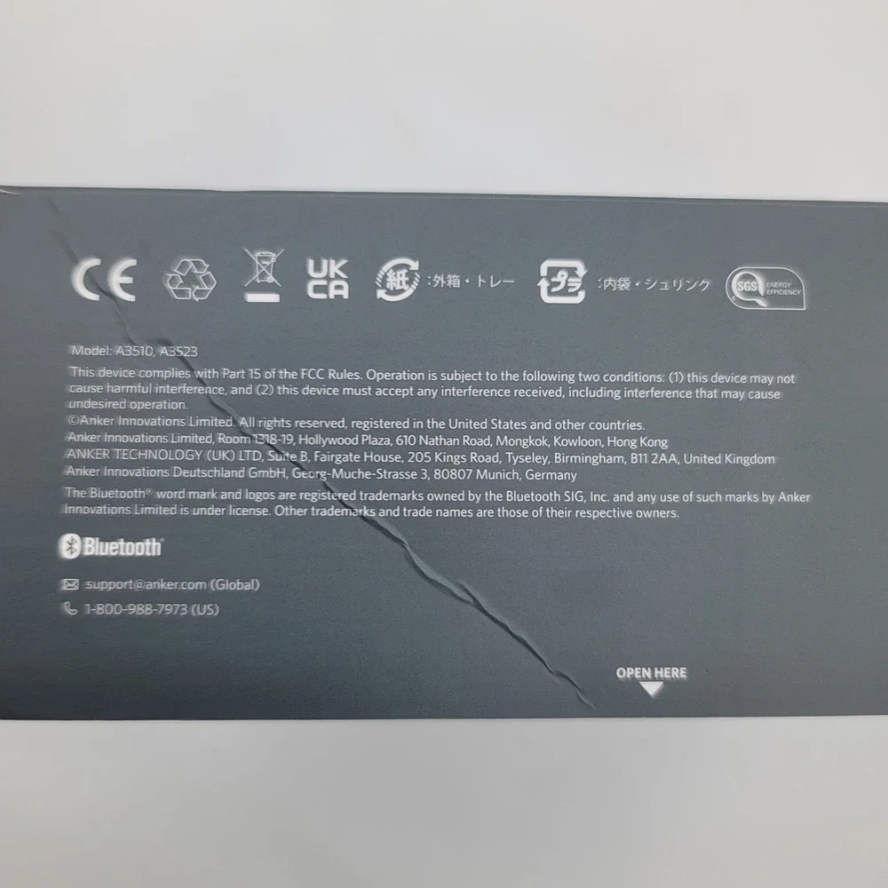 Anker PowerConf H700 AI-Powered Wireless Headset with Charging Stand Navy Blue